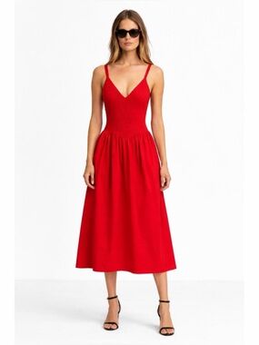 New w/ Tags Torn by Ronny Kobo Knit Red Dress size Small